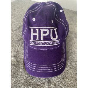 High Point University Purple strapback Hat / Ball Cap Adjustable HPU College